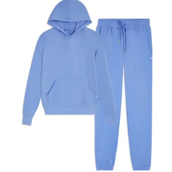 We Wore What Sweatpant & Hoodies Set Power Blue Weworewhat Revolve